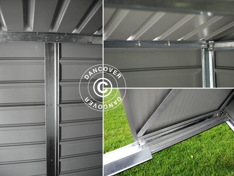 Garden shed 3.4x3.82x2.05 m, 12.99 m², ProShed®, Anthracite