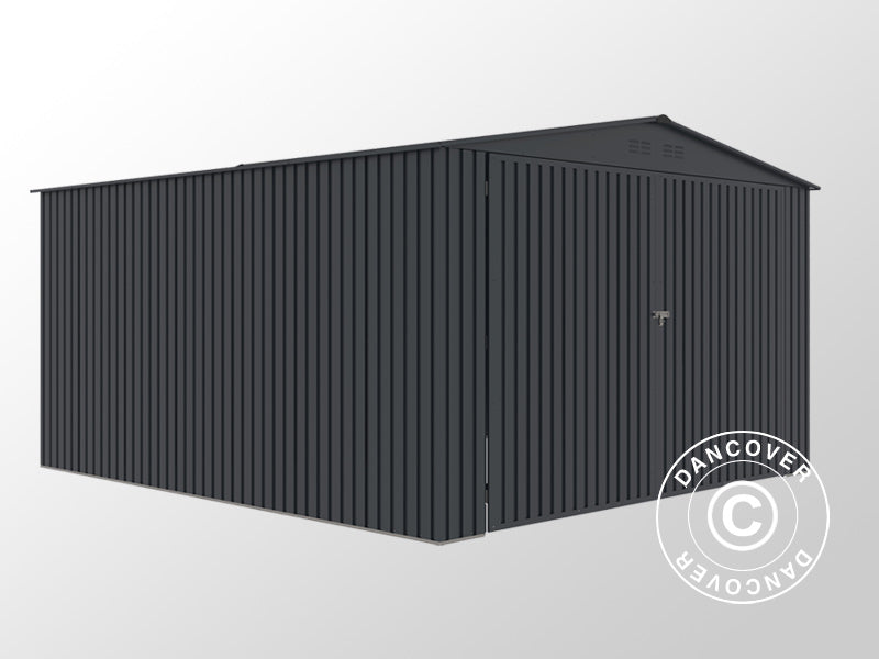 Metal garage 3.8x4.8x2.32 m, 18.24 m², ProShed®, Anthracite