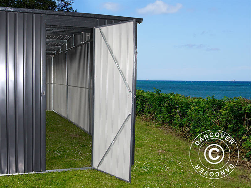 Metal garage double 6.37x5.13x2.41 m, 31.74 m², ProShed®, Anthracite