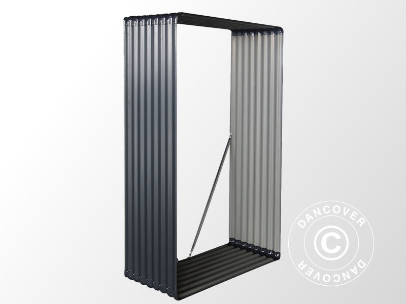 Wood Storage, raised Garden Bed 1.10x0.52x1.80 m, 1.98 m², ProShed®, Anthracite