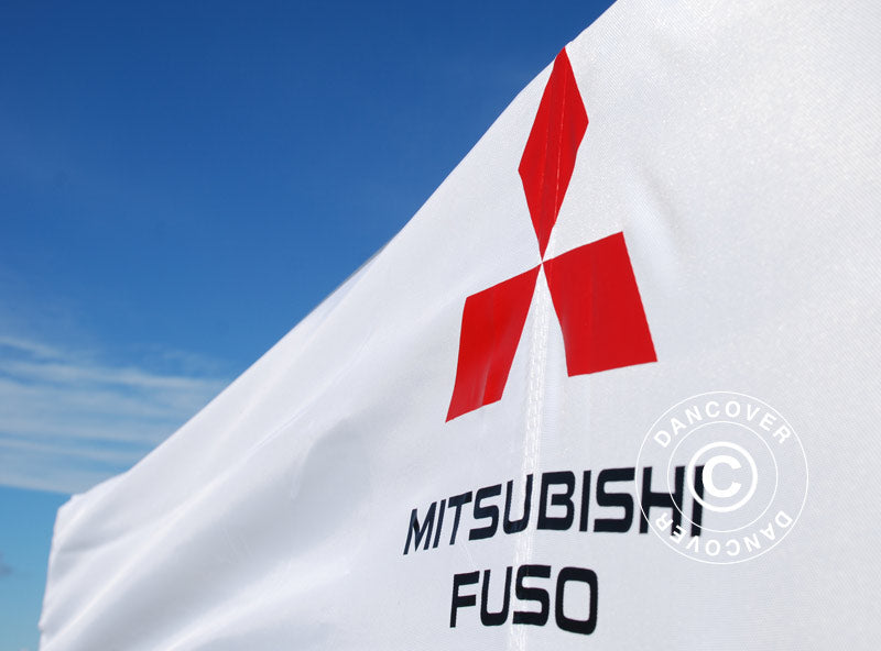 1 pc. valance print 21x590 cm on FleXtents, right-aligned