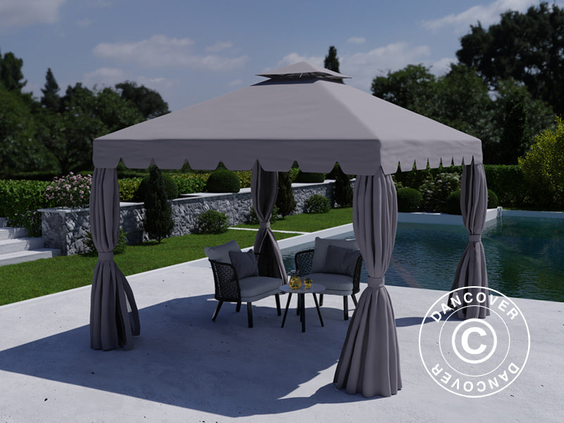 Gazebo Osiris 3x3 m, Grey