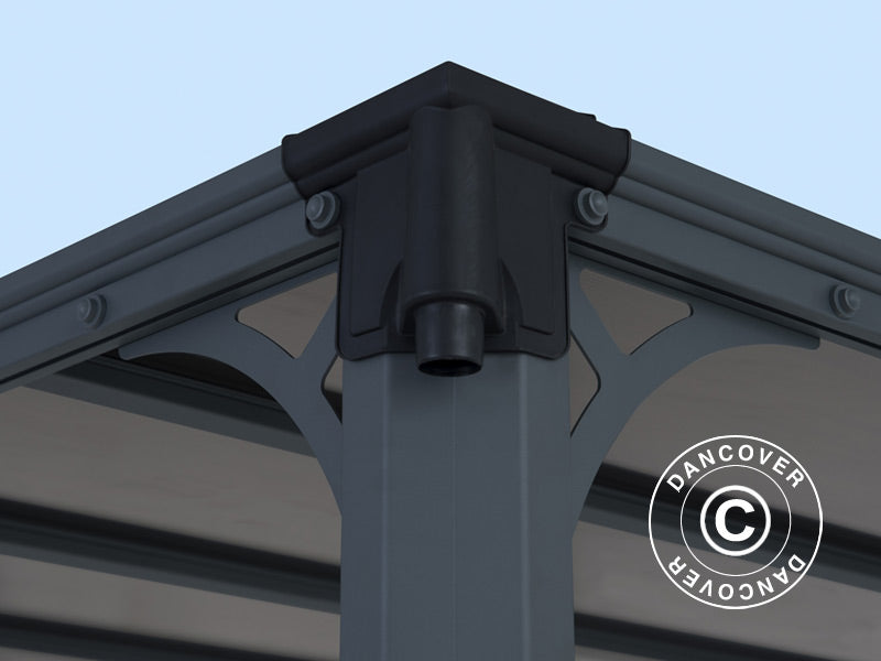 Gazebo Milano 3000, Palram/Canopia, 3.09x3.09x2.25 m, Grey