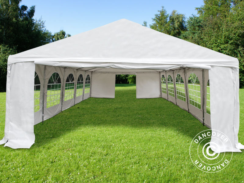 Marquee Original 5x10 m PVC 900, "Arched", White