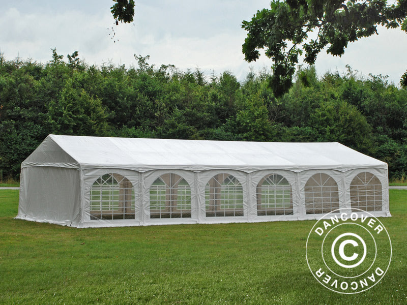 Marquee Exclusive 6x12 m PVC 900, "Arched", White