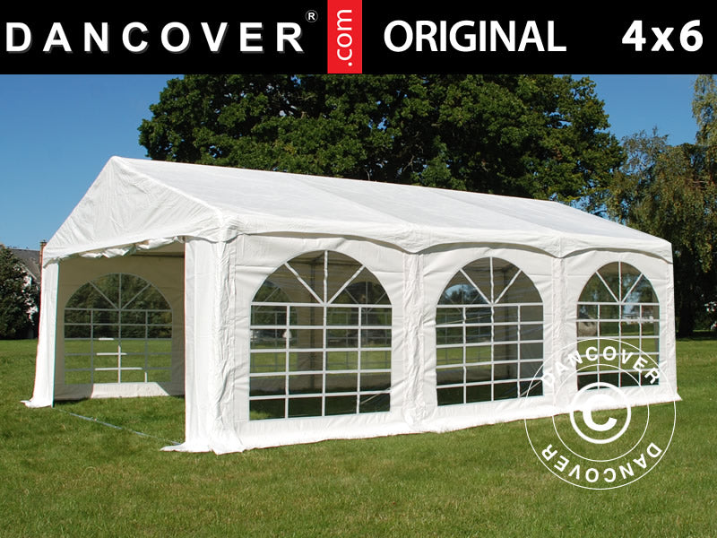 Marquee Original 4x6 m PVC 900, "Arched", White