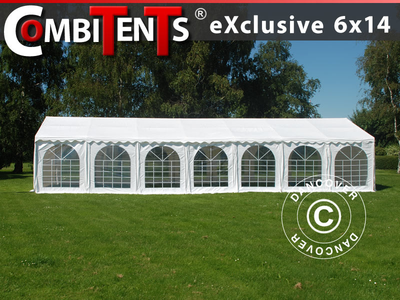Marquee, Exclusive CombiTents® 900 6x14 m, 5-in-1, White