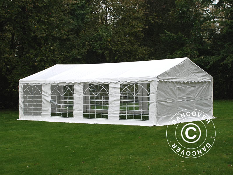 Marquee PLUS 5x8 m PE 700, White + Ground bar