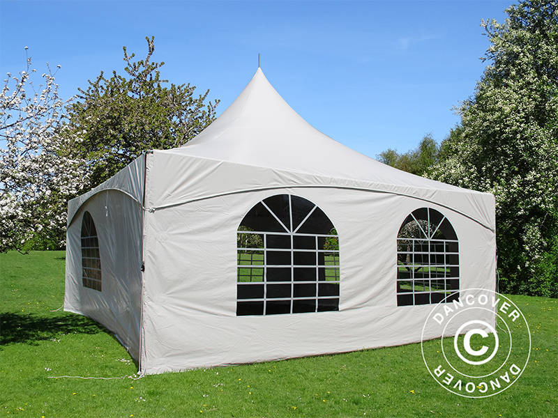 Pagoda Marquee PartyZone 5x5 m, PVC, White