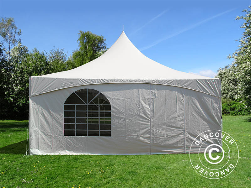 Pagoda Marquee PartyZone 5x5 m, PVC, White