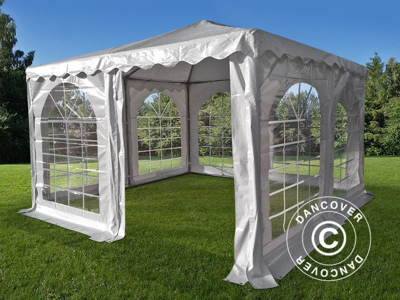 Pagoda Marquee Exclusive 4x4 m PVC, White