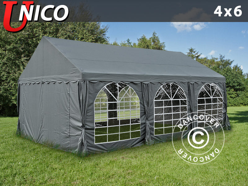 Marquee UNICO 4x6 m, Dark Grey
