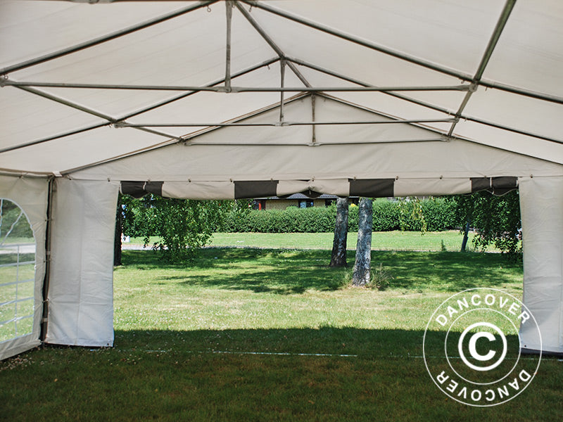 Marquee Exclusive 6x10 m PVC 900, Grey/White