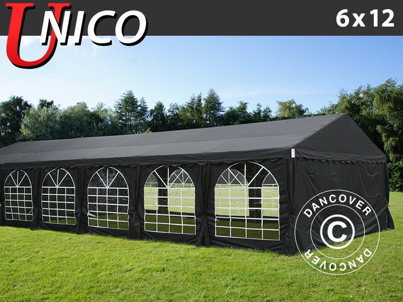 Marquee UNICO 6x12 m, Black