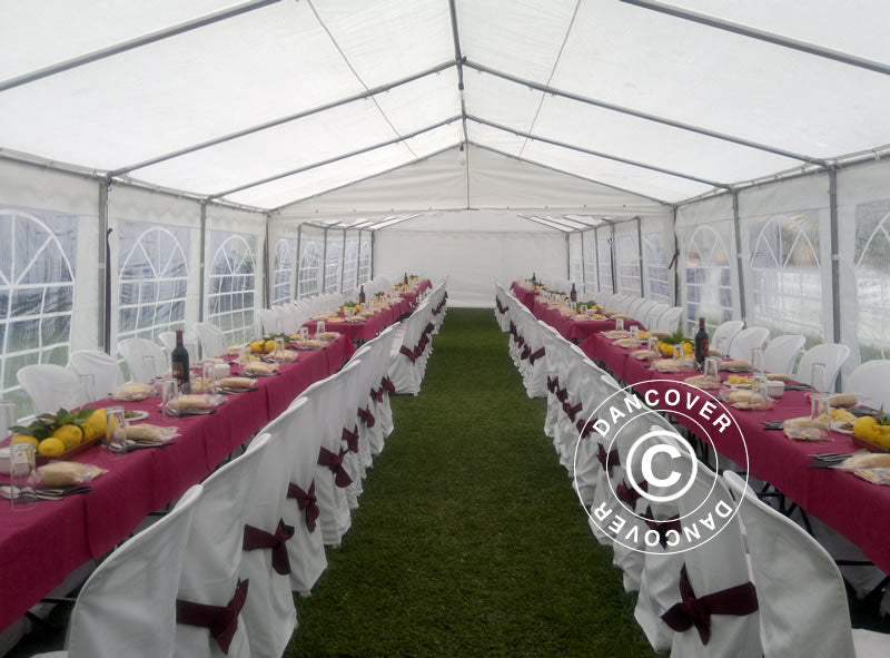 Marquee Basic 4x8 m PE 700, White