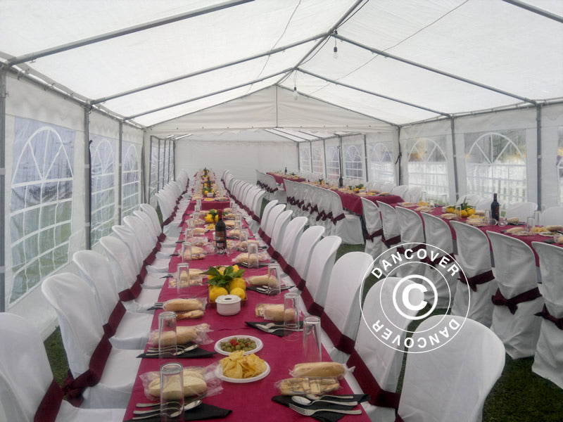 Marquee Basic 4x8 m PE 700, White
