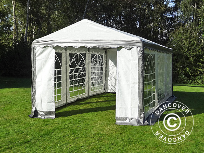 Marquee PLUS 4x6 m PE 700, Grey/White