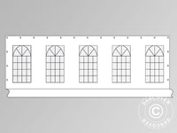 Sidewall with window for marquee PLUS 10 m, White