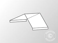 2 m roof cover middle section for Exclusive CombiTents®, 6x2 m, PVC, White
