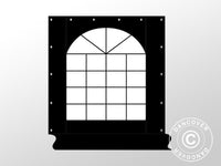 Sidewall with door 2.5 m, polyester, Black