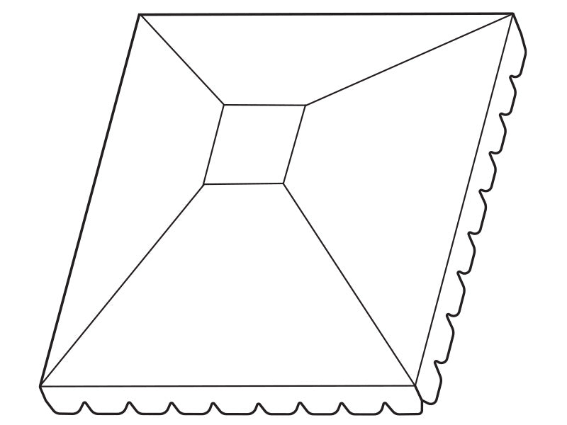 Roof for Gazebo Osiris 3x3 m, Grey