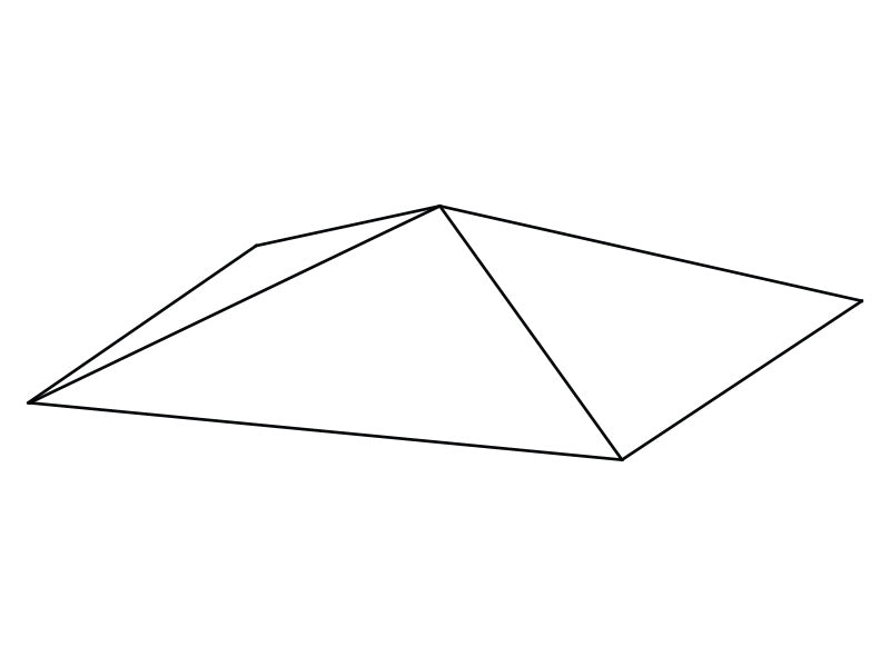 Wind roof for Gazebo Osiris 3x3 m/3.5x3.5 m, Dark Beige