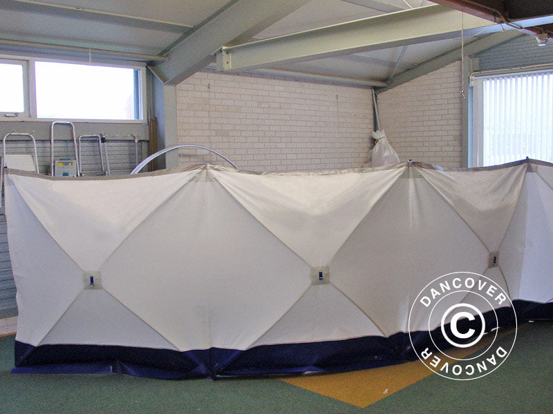 Safety Screen FleXshelter PRO, 7.2x1.8 m, White/Blue
