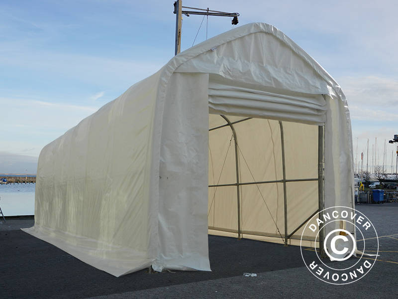 Storage tent Oceancover 5.5x15x4.1x5.3 m, PE, White