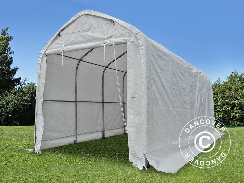 Storage shelter multiGarage 4x14x4.5x5.5 m, White