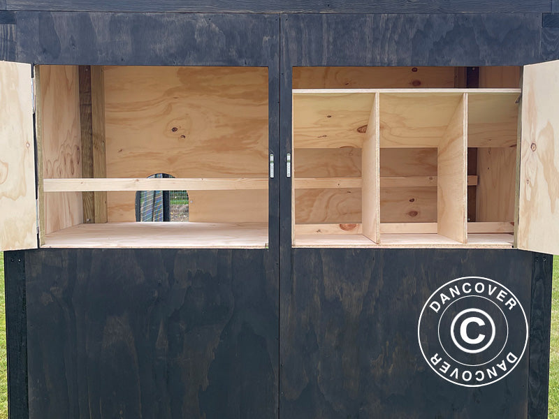 Chicken Coop/Hen house, 2.4x1.6x1.8 m, 3.8 m², Natural