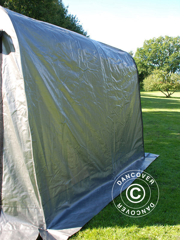 Storage tent PRO 2.4x2.4x2 m PE, Grey