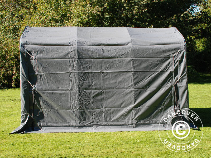Storage tent PRO 2.4x3.6x2.34 m PVC, Grey