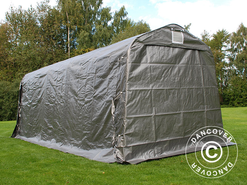 Storage tent PRO 2.4x6x2.34 m PE, Grey