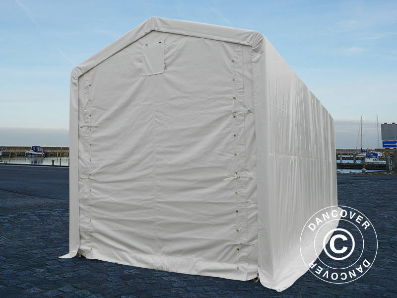 Storage shelter PRO XL 3.5x10x3.3x3.94 m, PVC, White