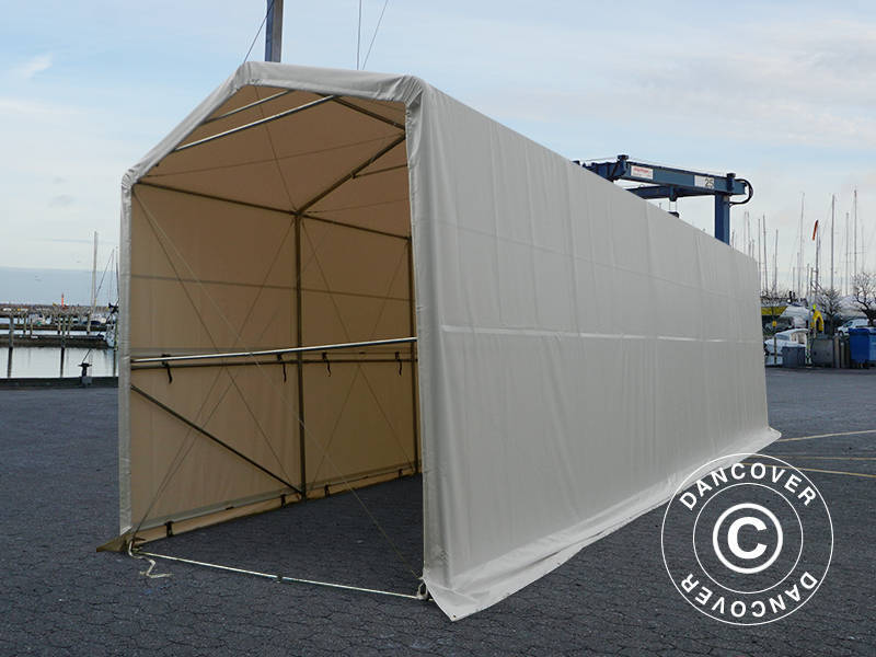 Storage shelter PRO XL 3.5x10x3.3x3.94 m, PVC, White