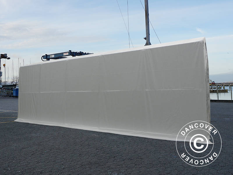 Storage shelter PRO XL 3.5x10x3.3x3.94 m, PVC, White