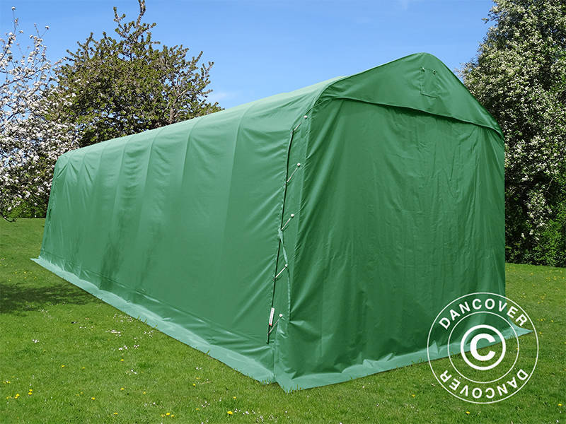 Portable Garage PRO 3.77x9.7x3.18 m, PVC, Green