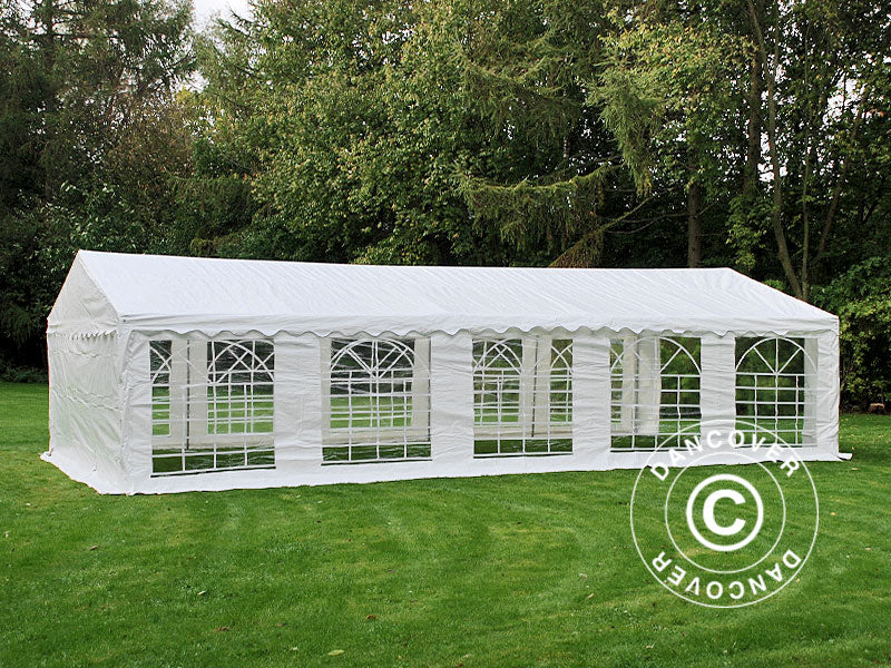 Storage Tent Basic 2-in-1, 4x10 m PE 700, White