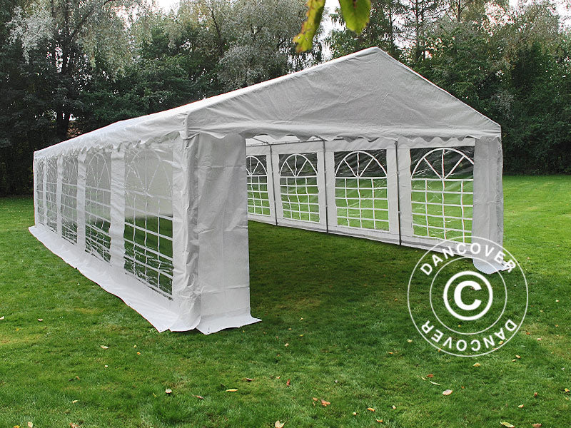 Storage Tent Basic 2-in-1, 4x10 m PE 700, White