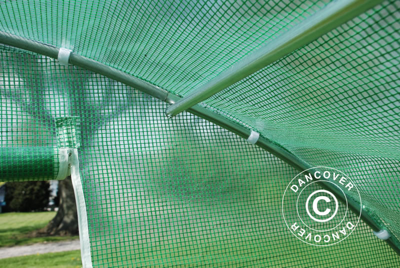 Polytunnel Greenhouse 3x8x2 m, 24 m², Green