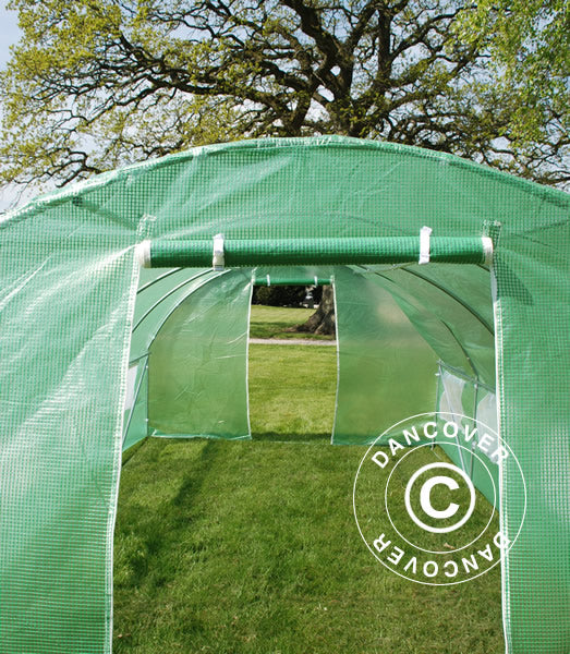 Polytunnel Greenhouse 4x8x2 m, 32 m², Green