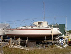 Outlying deck frame for boat cover, 13 m/5, NOA