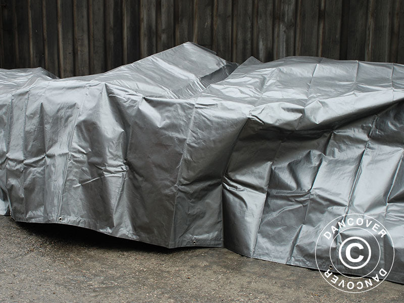 Tarpaulin 3x10 m, PE 300 g/m², Grey