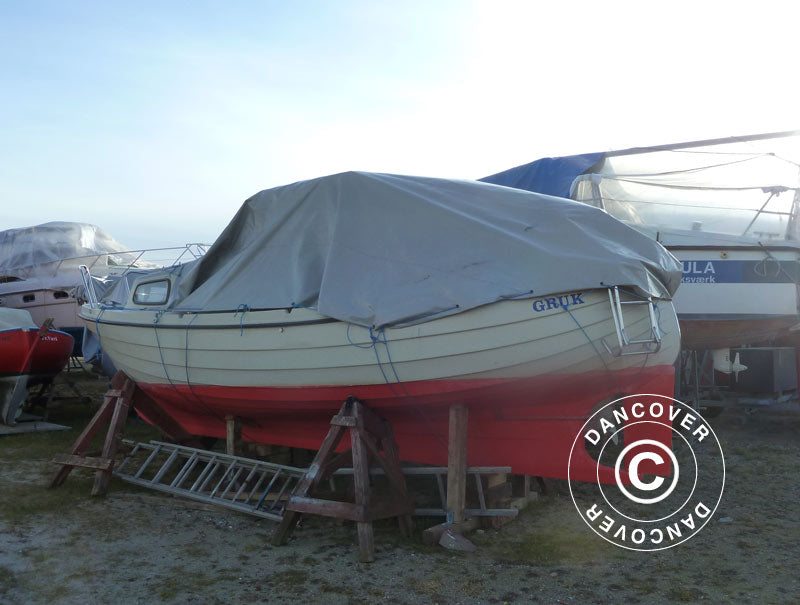 Tarpaulin 4x6 m, 500 g/m², Grey