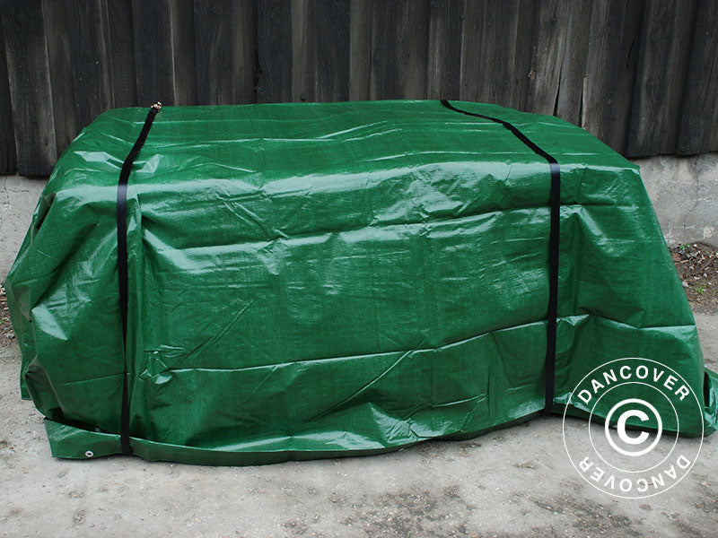 Tarpaulin 4x6 m, PE 150 g/m², Green