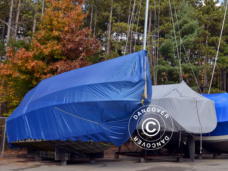 Tarpaulin 6x8 m, PE 250 g/m², Blue
