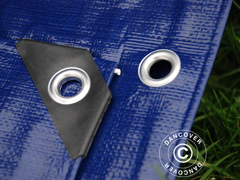 Tarpaulin 6x12 m, PE 250 g/m², Blue