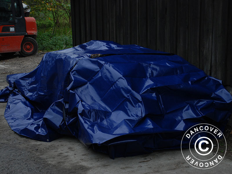 Tarpaulin 6x12 m, PE 250 g/m², Blue