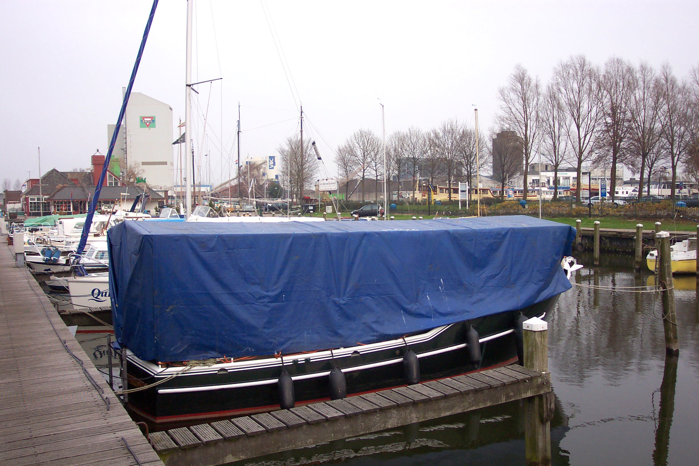 Tarpaulin 5x6 m, PVC 570 g/m², Blue