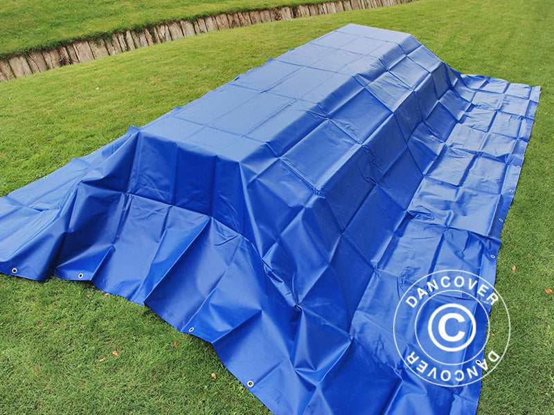 Tarpaulin 6x8 m, PVC 570 g/m², Blue